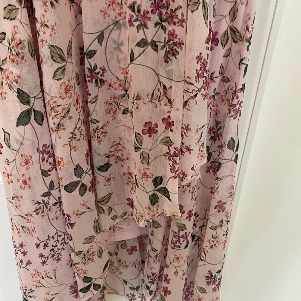 Calvin Klein faux wrap dress.